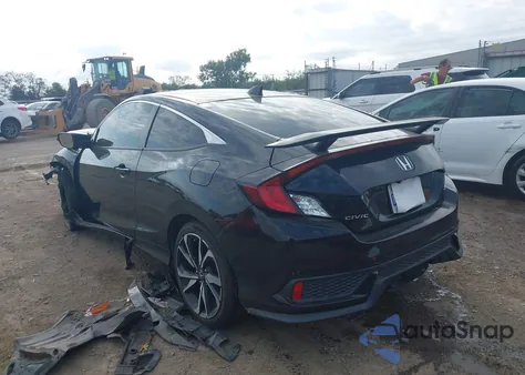 2018 Honda Civic Si из США, поврежденный, VIN 2HGFC3A5XJH756088